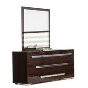 Romano Italian Modern Ebony Mirror - image 2
