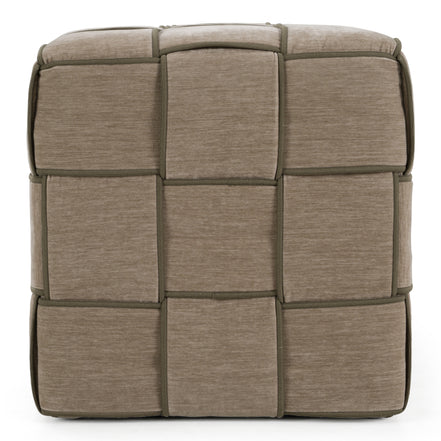 Rousey - Modern Taupe Fabric Bench - image 2