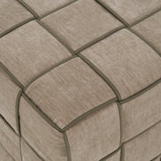 Rousey - Modern Taupe Fabric Bench - image 3