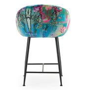 Roxann - Modern Counter Stool in Funky Velvet - image 4
