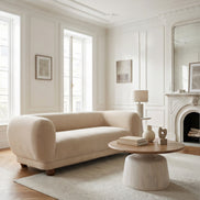 Goblet Coffee Table Brown & White