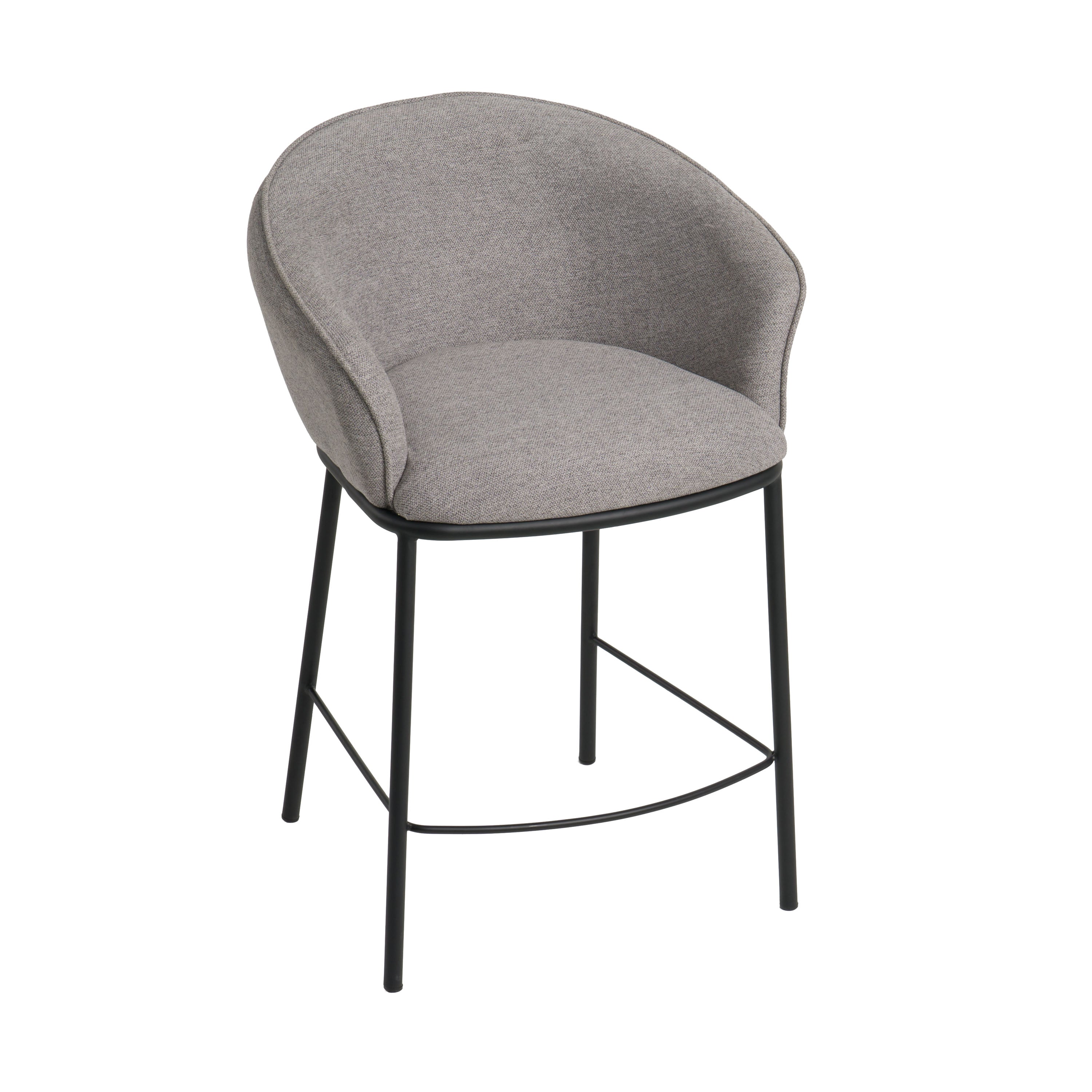 Rumi - Modern Grey Counter Stool - image 4