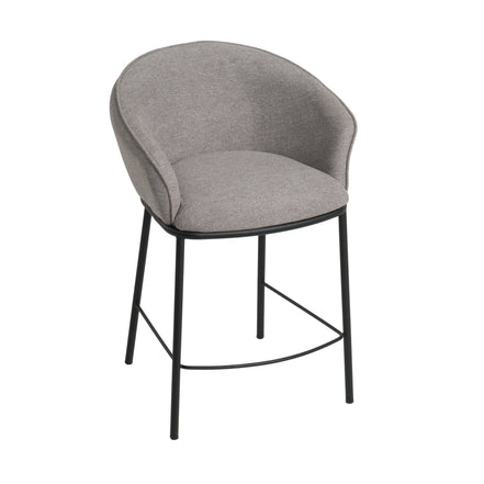 Rumi - Modern Grey Counter Stool - image 4