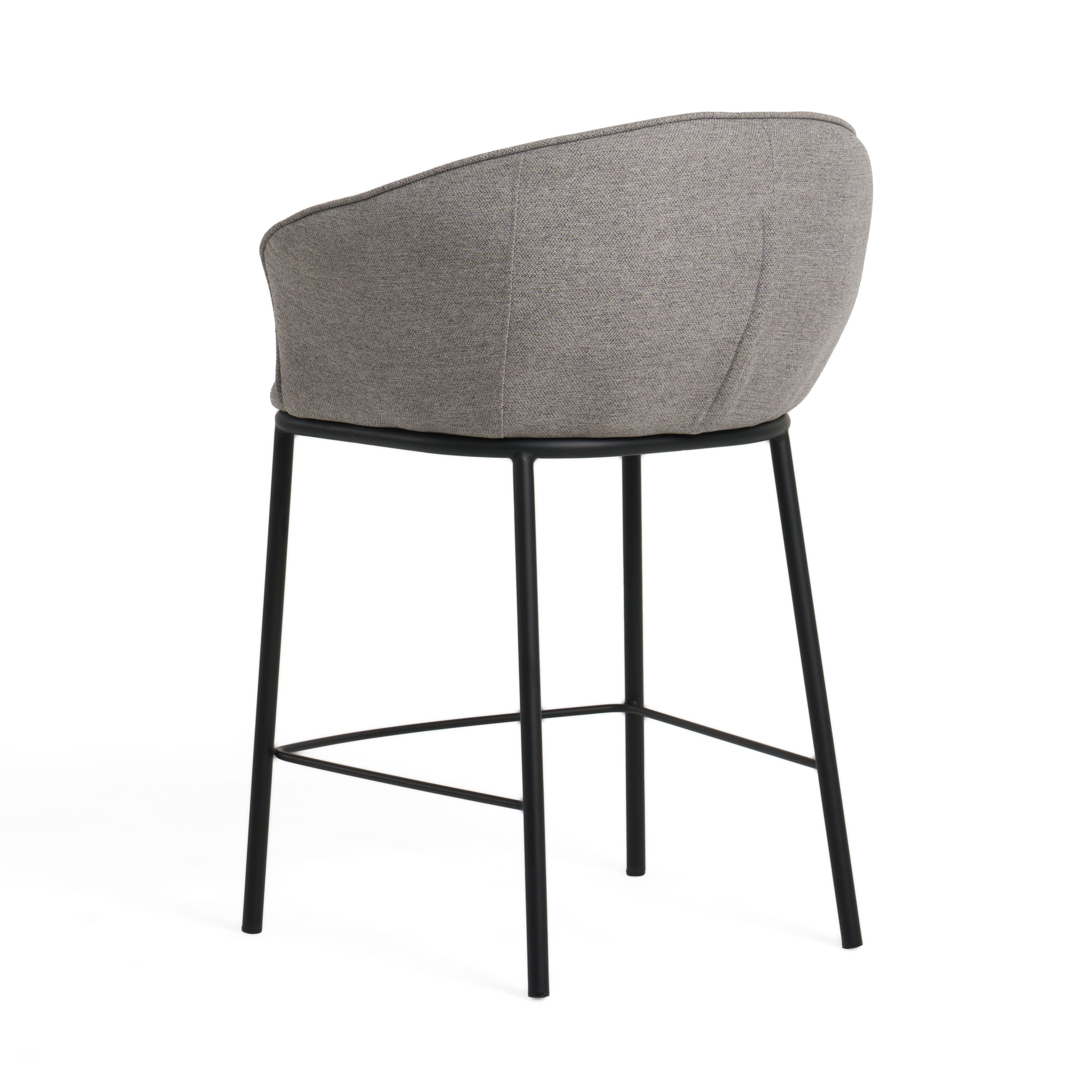 Rumi - Modern Grey Counter Stool - image 5