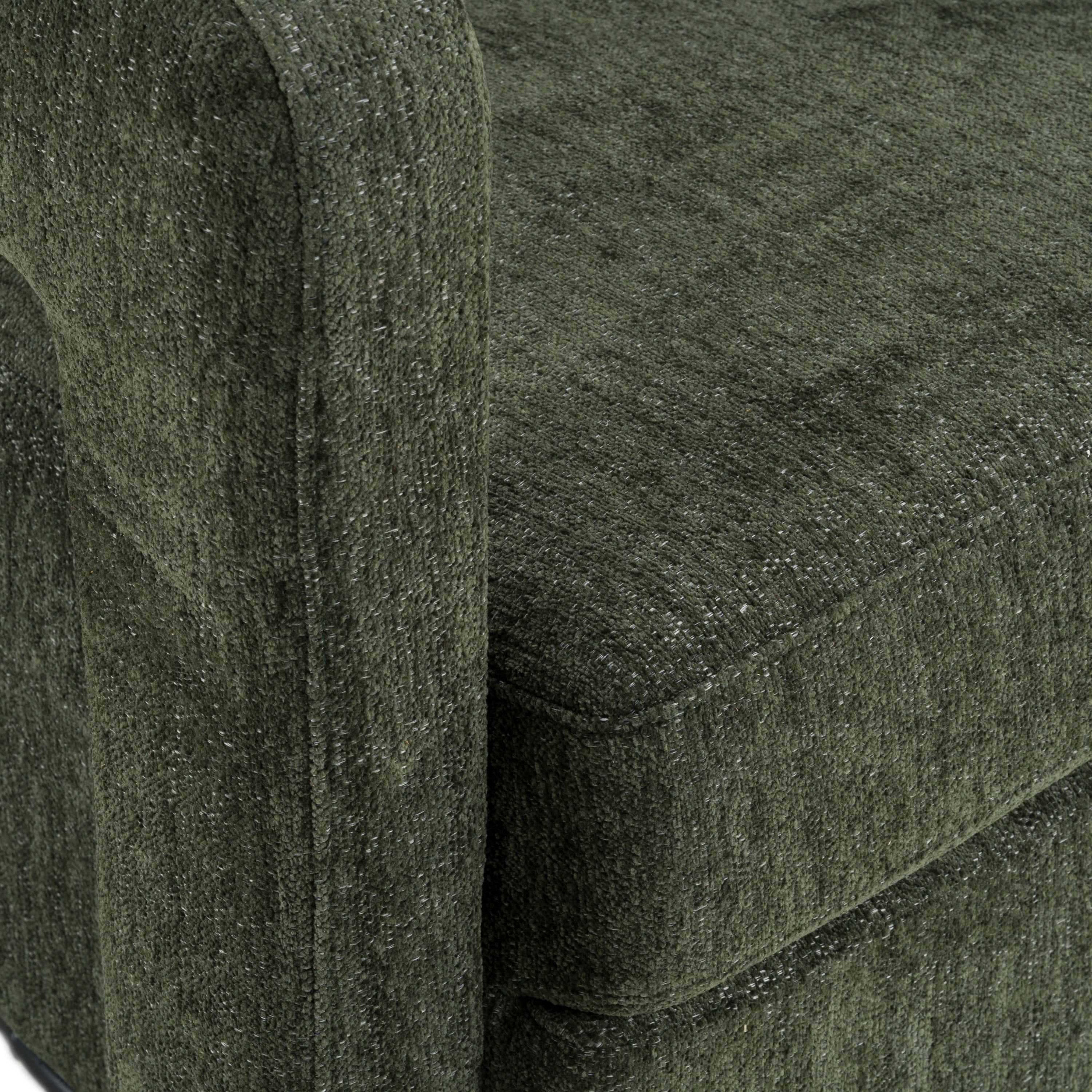 Ryan - Modern Olive Green Fabric Swivel Accent Chair - image 4
