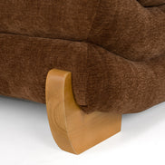 Crockett - Modern Brown Fabric Sectional Sofa - image 5