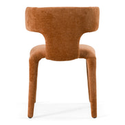Saehee - Modern Rust Velvet Dining Chair - image 3