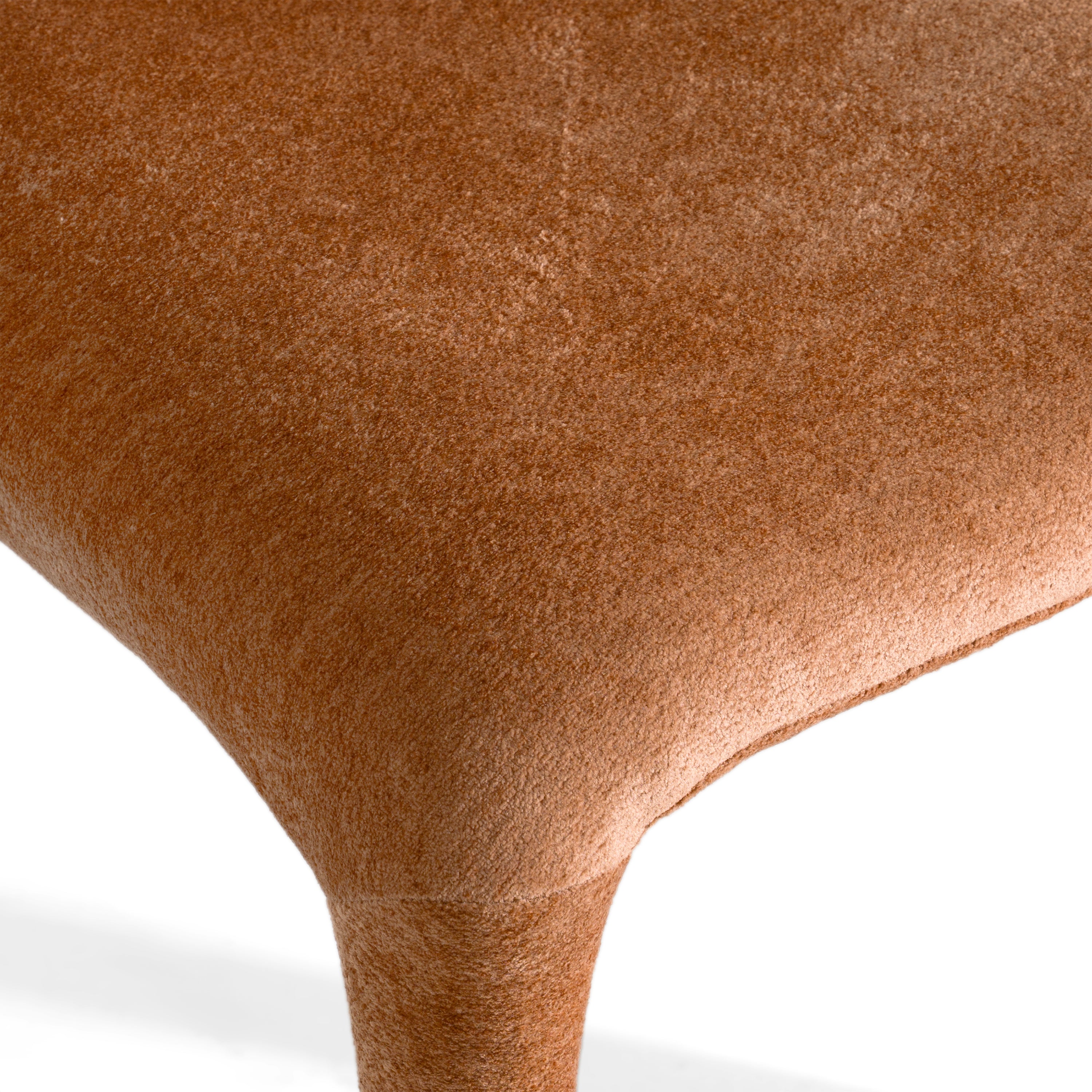 Saehee - Modern Rust Velvet Dining Chair - image 4