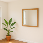 Santa Barbara - Modern Natural Rectangular Mirror - image 4