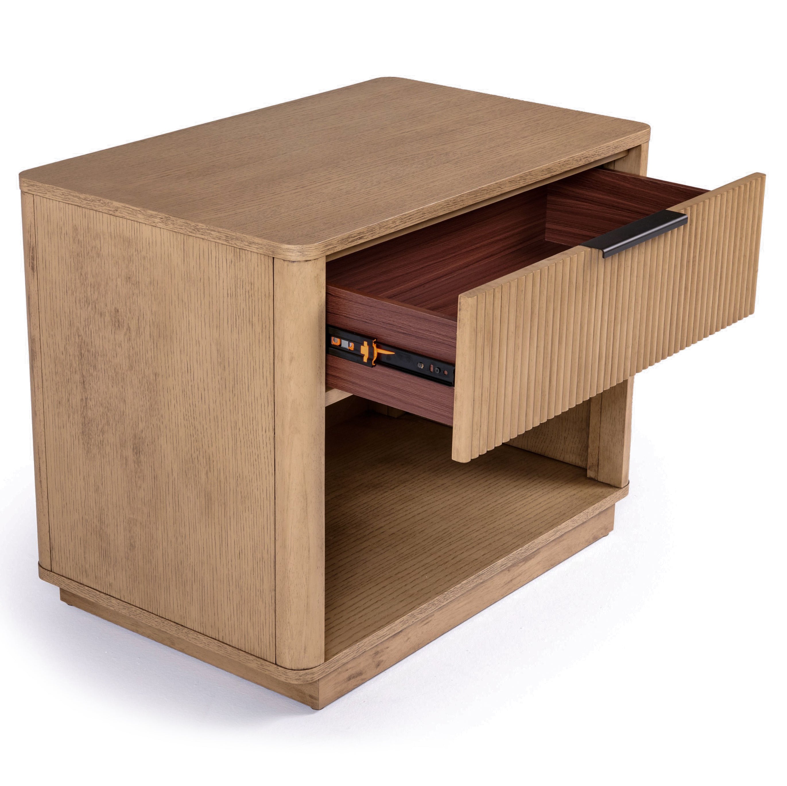 Santa Monica - Modern Natural Oak Nightstand - image 4