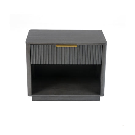 Santa Monica - Modern Grey Wash Nightstand - image 4