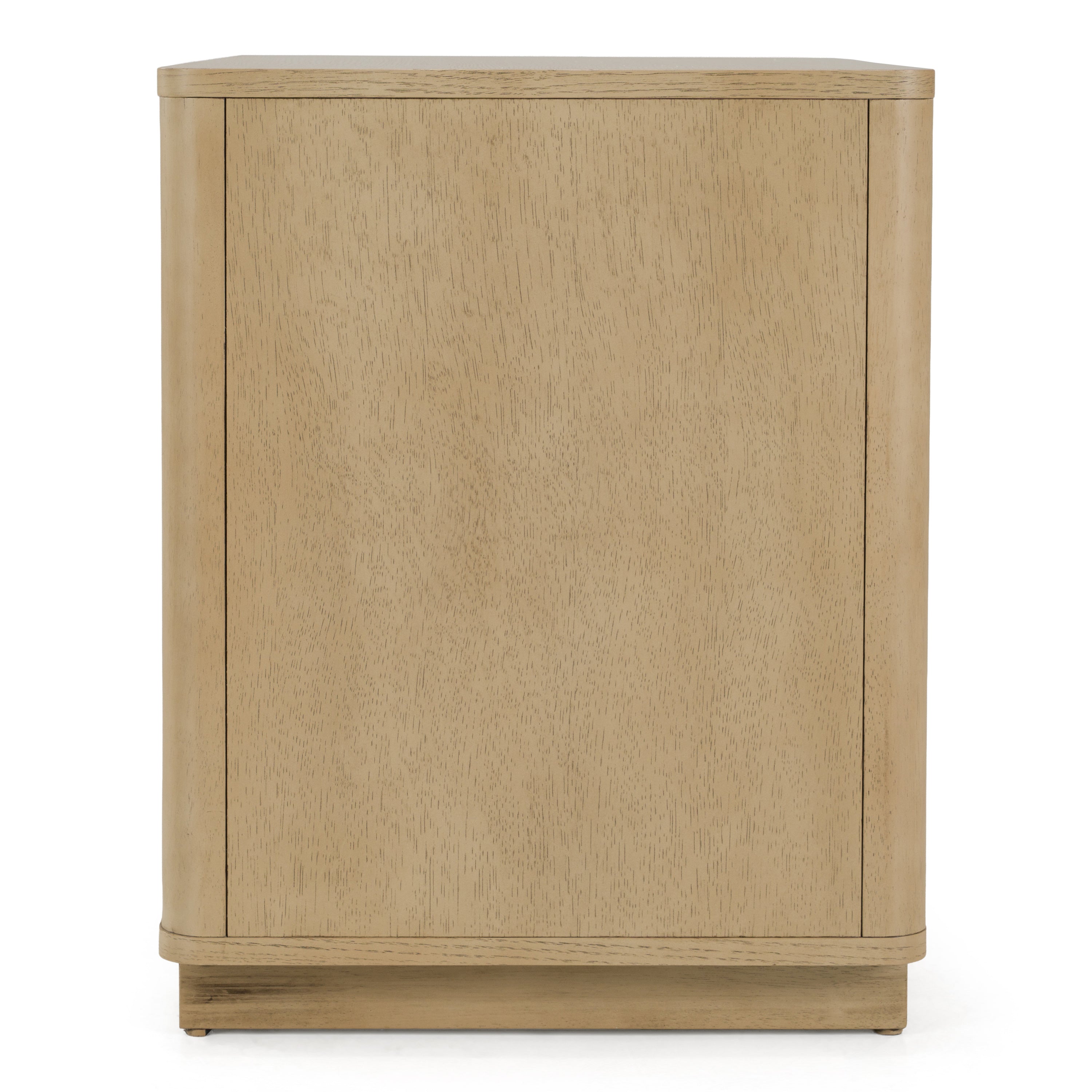 Santa Monica - Modern Natural Oak 3 Drawer Nightstand - image 2