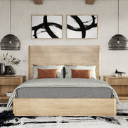Santa Monica - Modern Natural Oak Nightstand