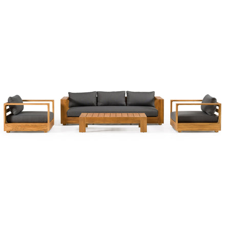Santorini Outdoor Teak Sofa Set