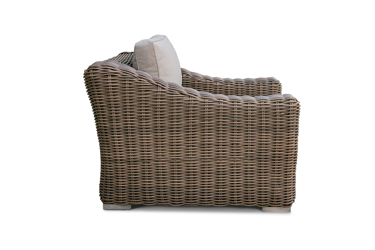 Sapelo Outdoor Beige Wicker Chair - image 2