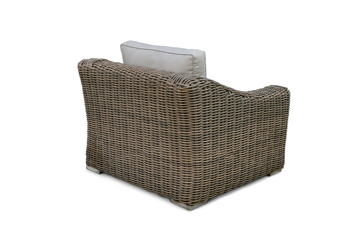 Sapelo Outdoor Beige Wicker Chair - image 3