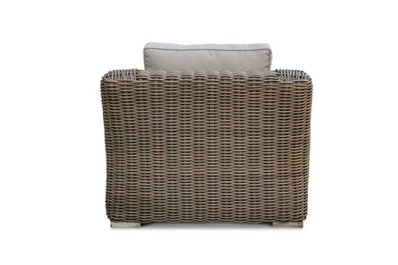 Sapelo Outdoor Beige Wicker Chair - image 4