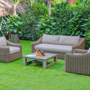 Sapelo Outdoor Grey Acacia Coffee Table - image 2