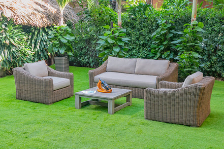 Sapelo Outdoor Grey Acacia Coffee Table - image 2