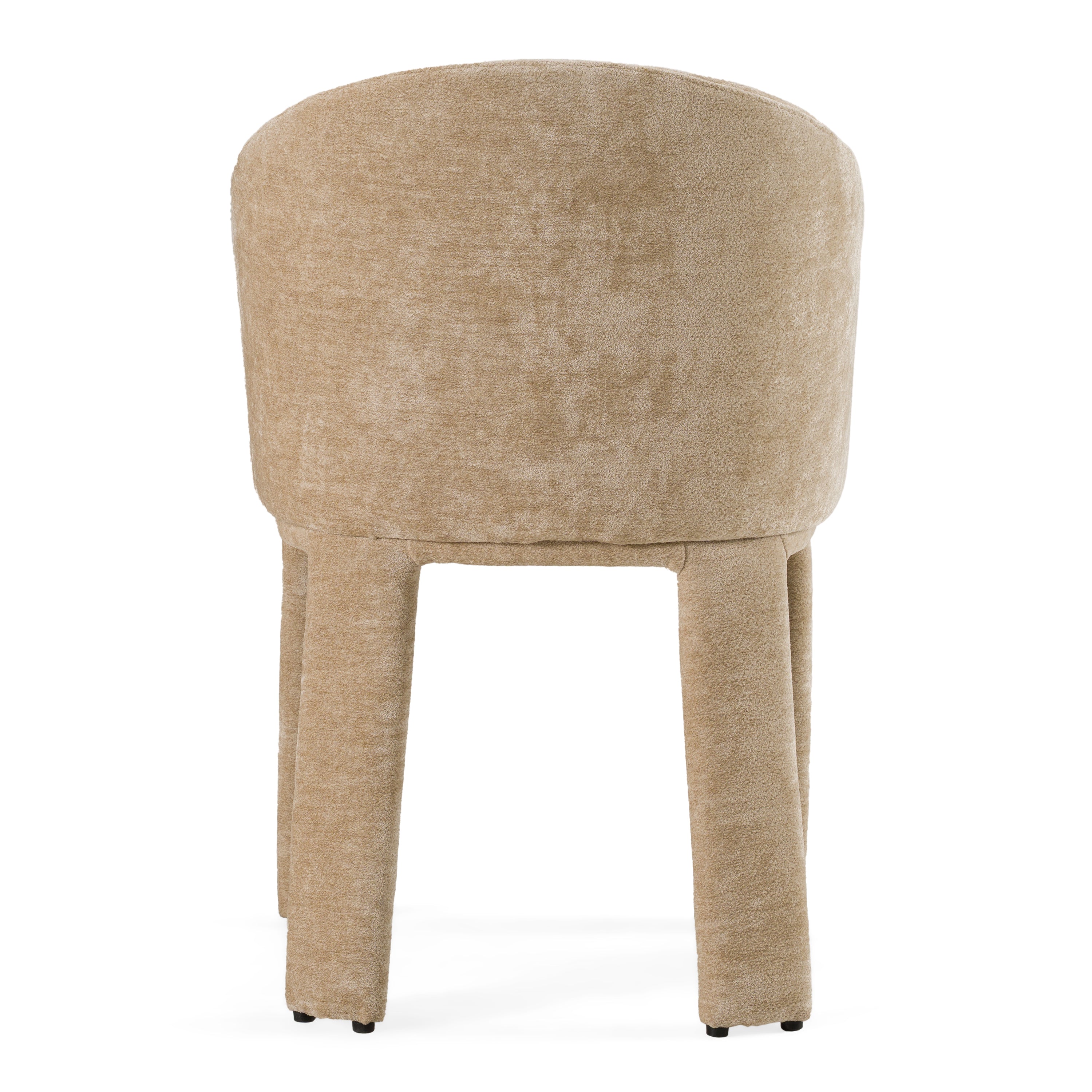 Sarkis - Modern Beige Velvet Dining Chair - image 3