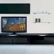 MO-USA3 Modena Modern Black TV Entertainment System Made In Italy - image 5