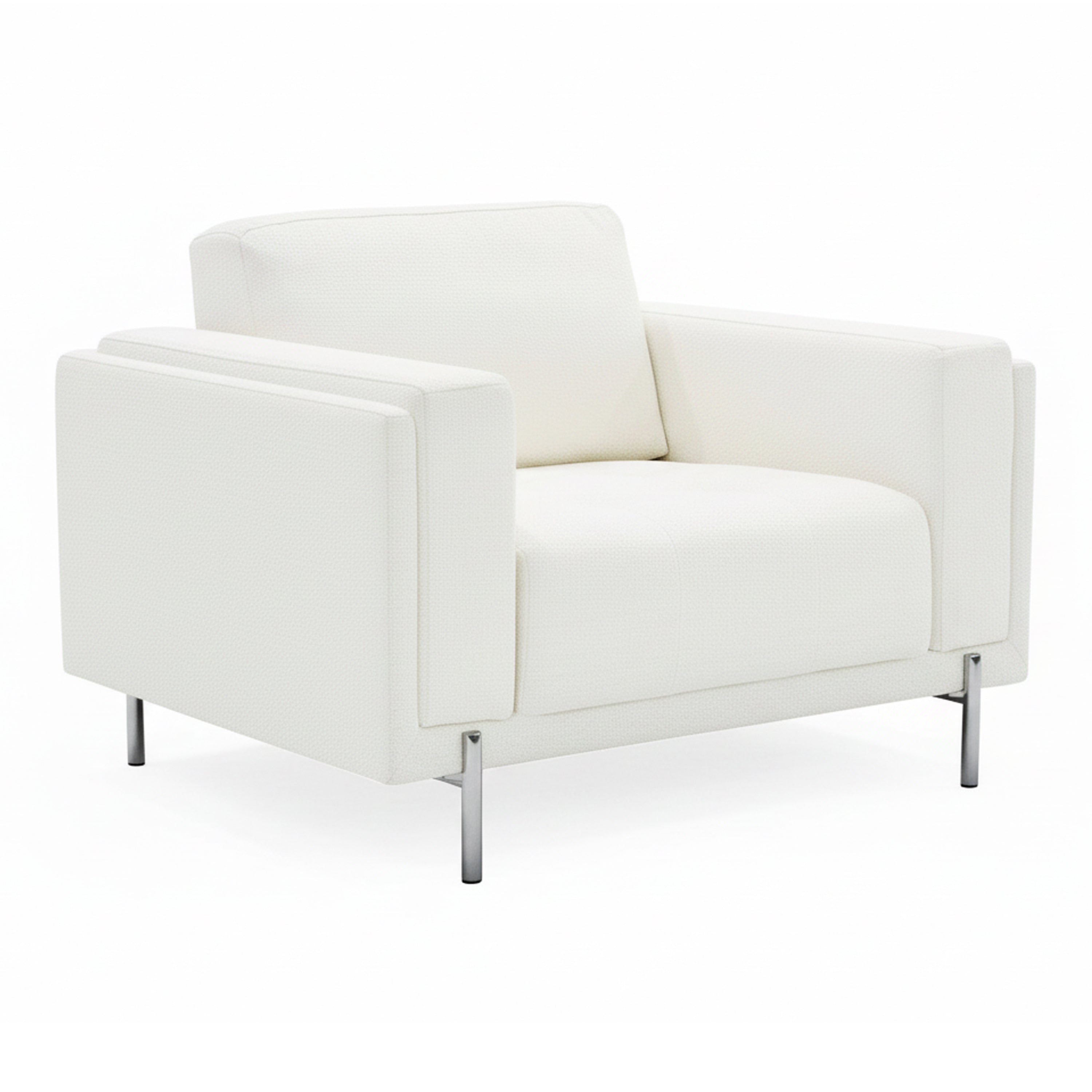 Schmidt - Modern Off White Fabric Chair - image 3