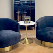 Basalt - Modern Black Fabric Accent Chair