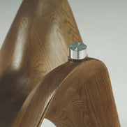 Seguin - Round Glass + Walnut Dining Table - image 4