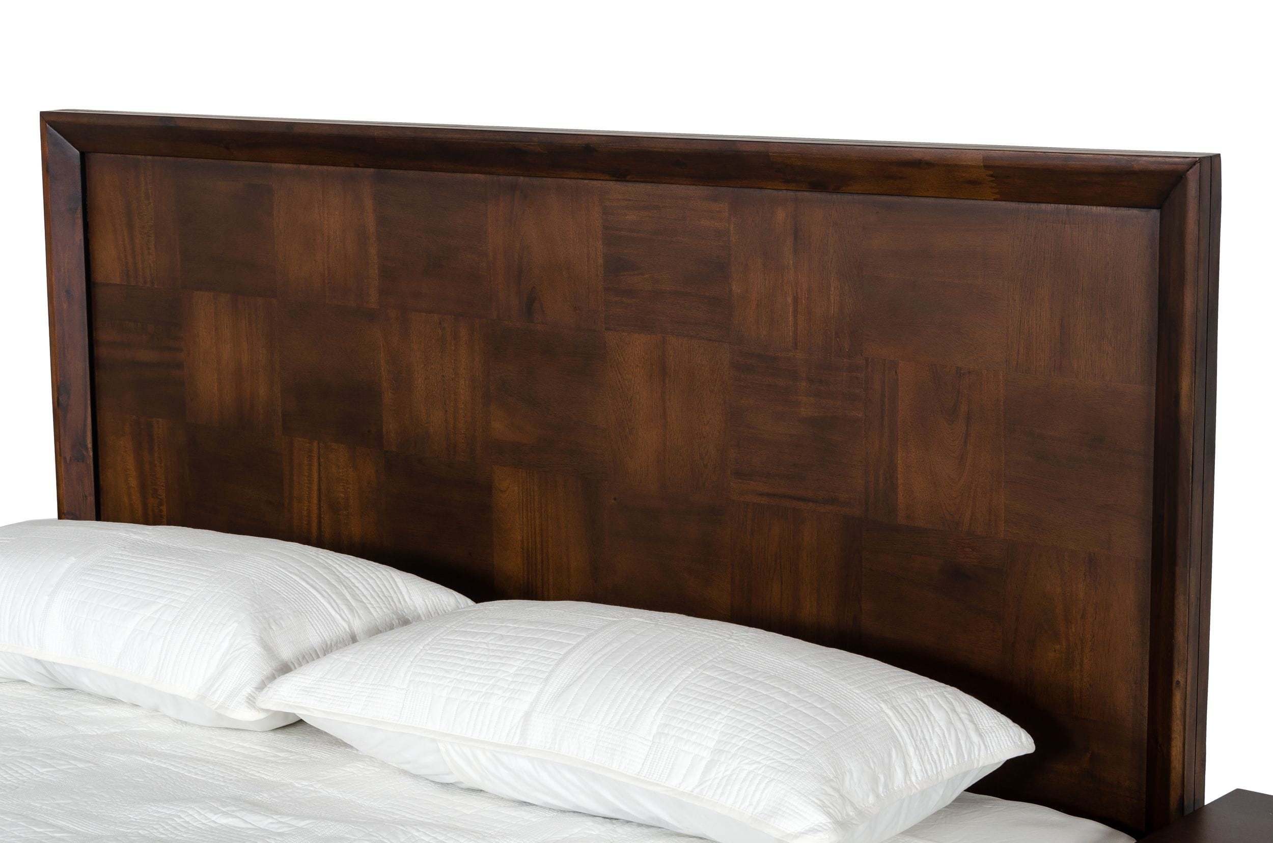 Shane - Eastern King Modern Acacia & Brass Bed - image 2