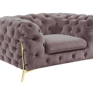Sheila - Transitional Silver Fabric Chair - image 2