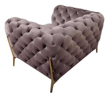 Sheila - Transitional Silver Fabric Chair - image 3