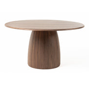 Sheridan - Mid-Century Modern Walnut Round Dining Table - image 5