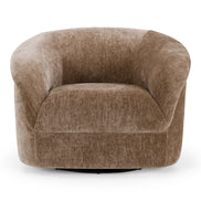 Sheth - Modern Brown Fabric Accent Chair - image 3