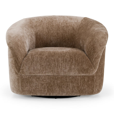 Sheth - Modern Brown Fabric Accent Chair - image 3