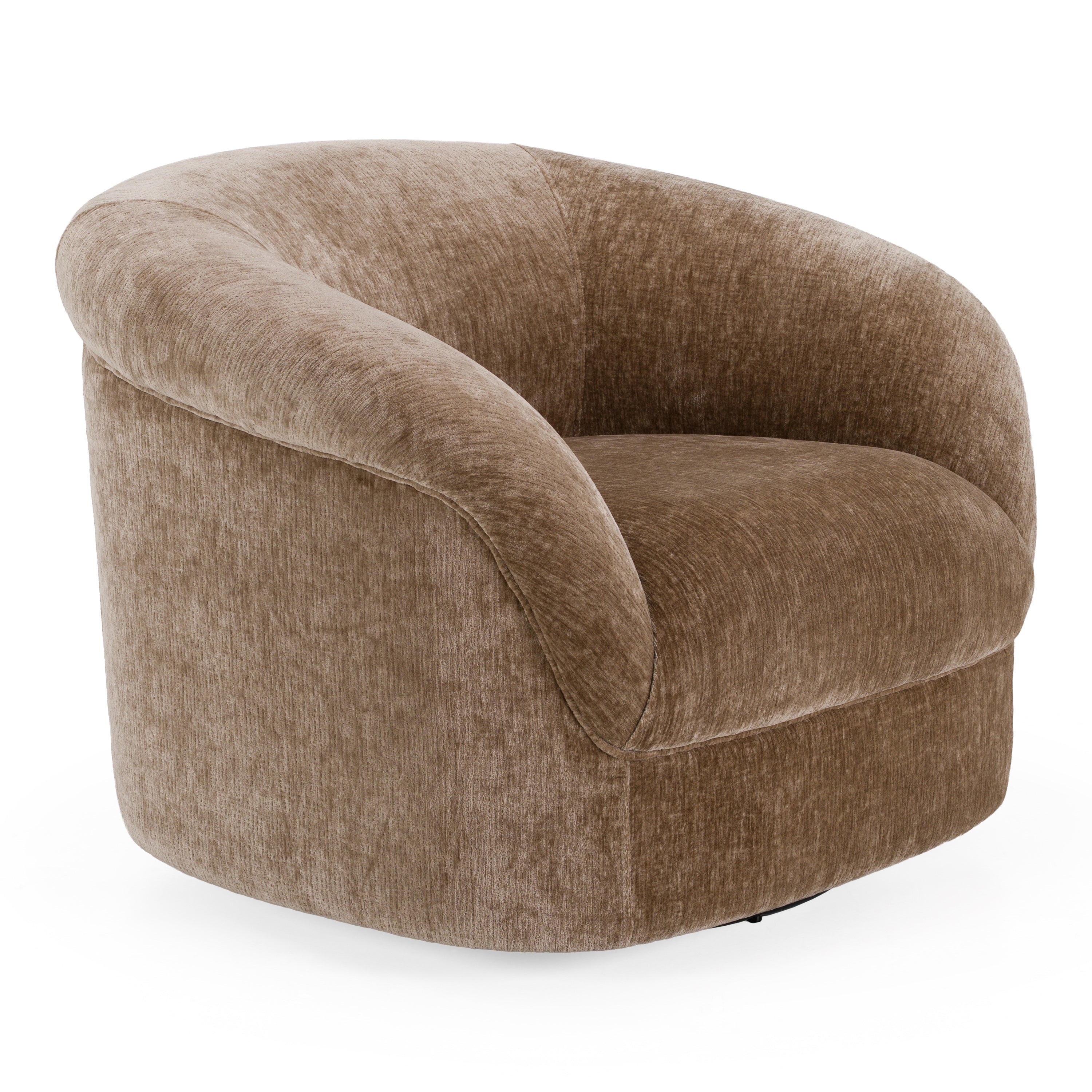 Sheth - Modern Brown Fabric Accent Chair - image 4