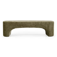 Siegal - Modern Olive Green Fabric Bench - image 3
