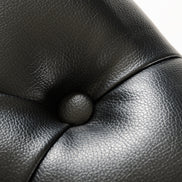 Silvie Modern Black Leatherette Dining Chair - image 5