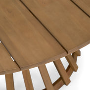 Sintra - Outdoor Eucalyptus Round Dining Table - image 5