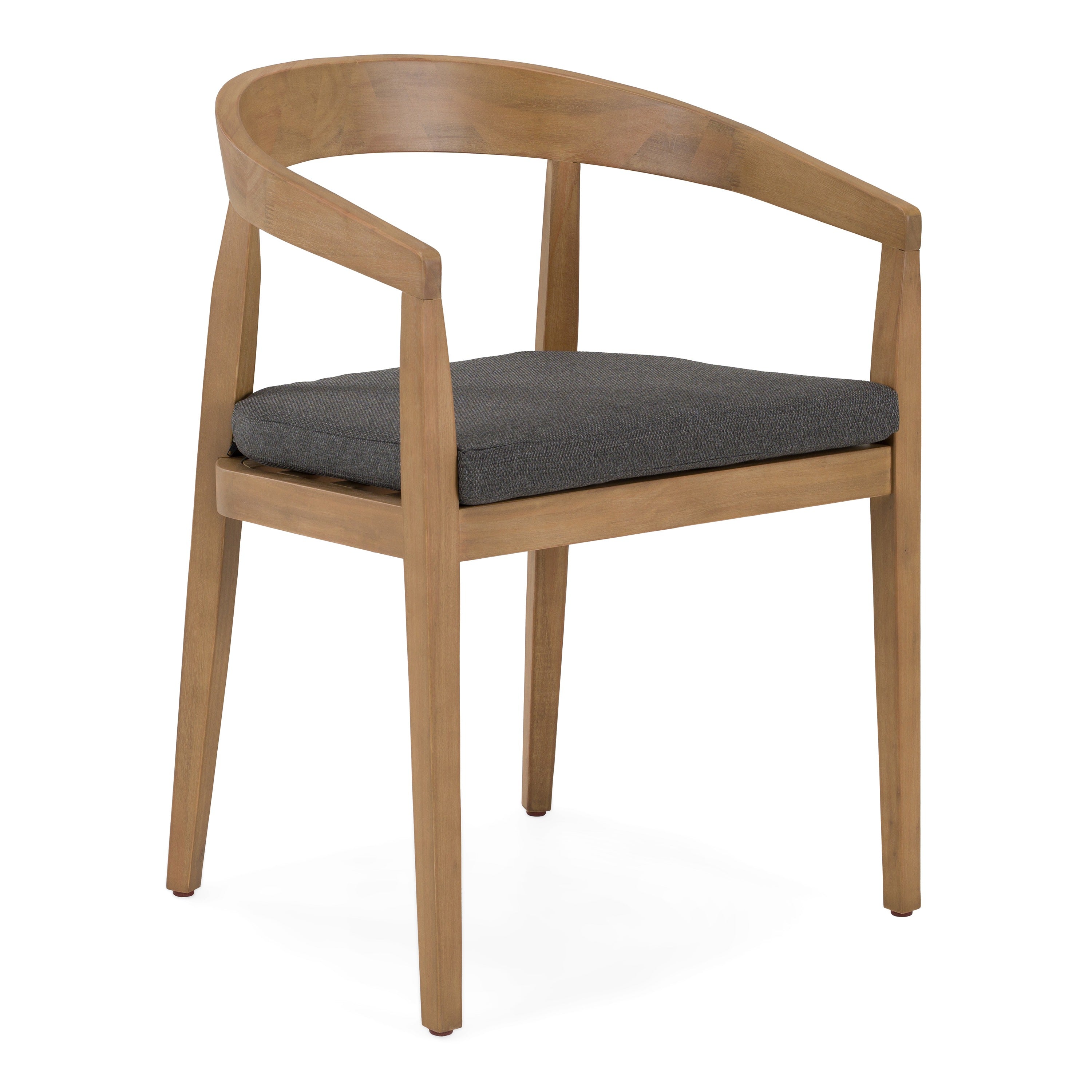 Sintra - Outdoor Grey Olefin + Eucalyptus Dining Chair - image 4