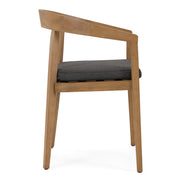 Sintra - Outdoor Grey Olefin + Eucalyptus Dining Chair - image 5