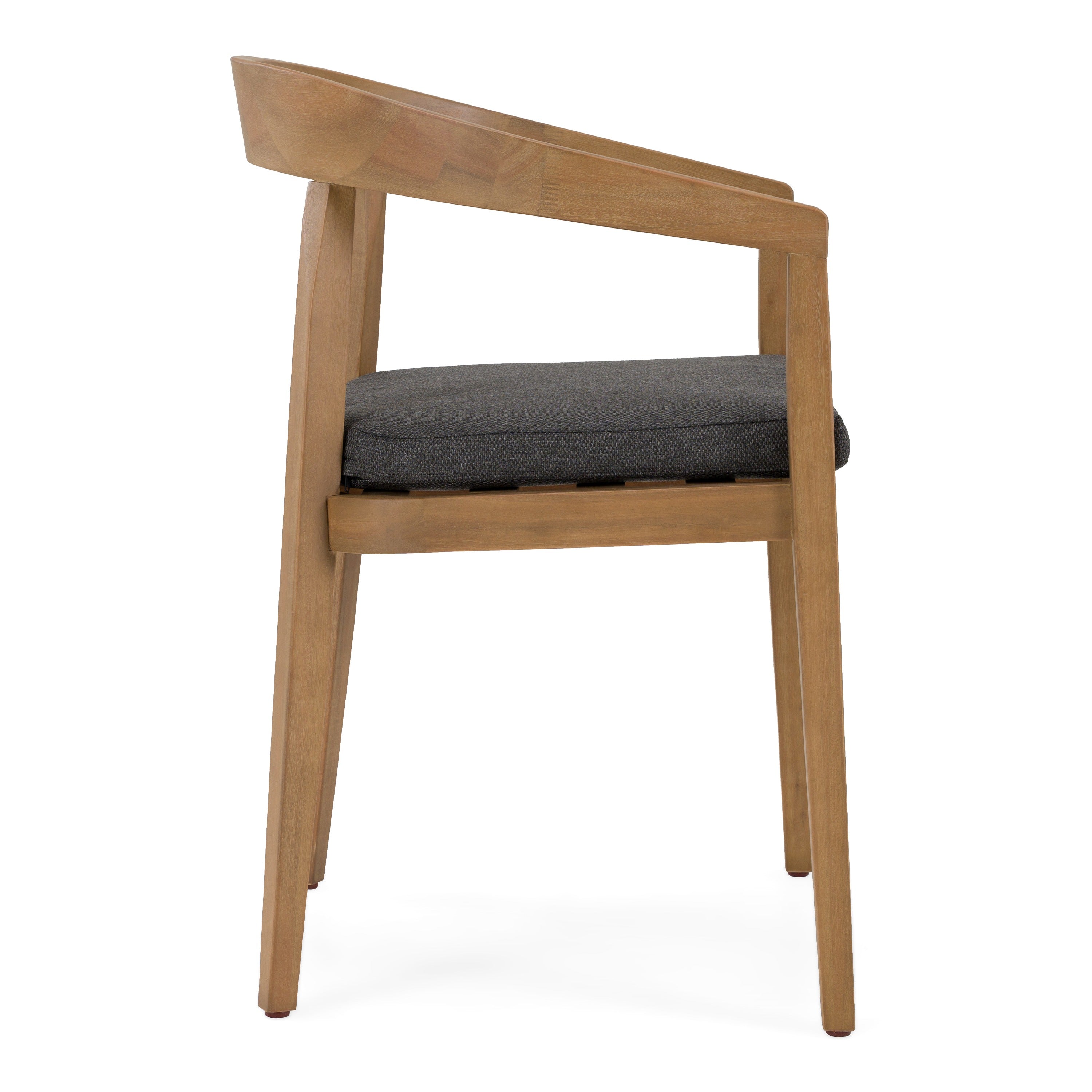 Sintra - Outdoor Grey Olefin + Eucalyptus Dining Chair - image 5