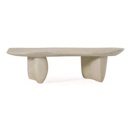 Slone - Modern Beige Fiberform Coffee Table