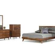 Soria Mid-Century Walnut Chest - image 2