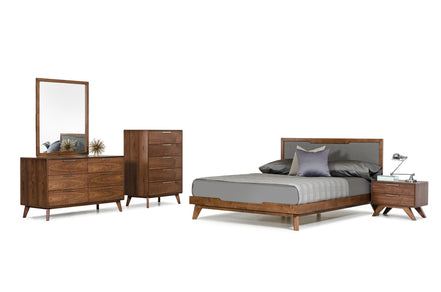Soria Mid-Century Walnut Chest - image 2