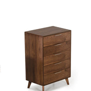 Soria Mid-Century Walnut Chest