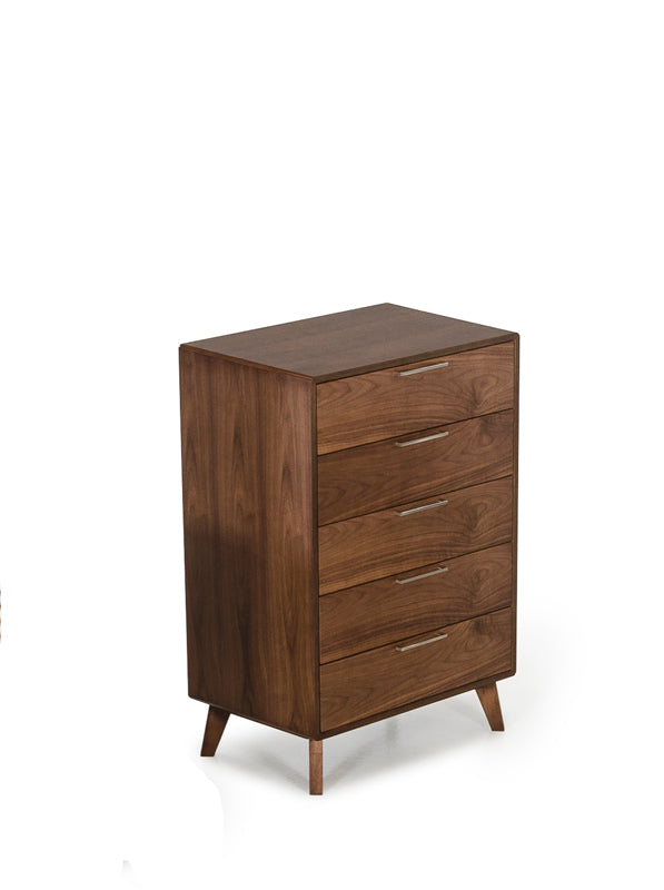 Soria Mid-Century Walnut Chest