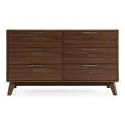 Soria Mid-Century Walnut Dresser - image 4