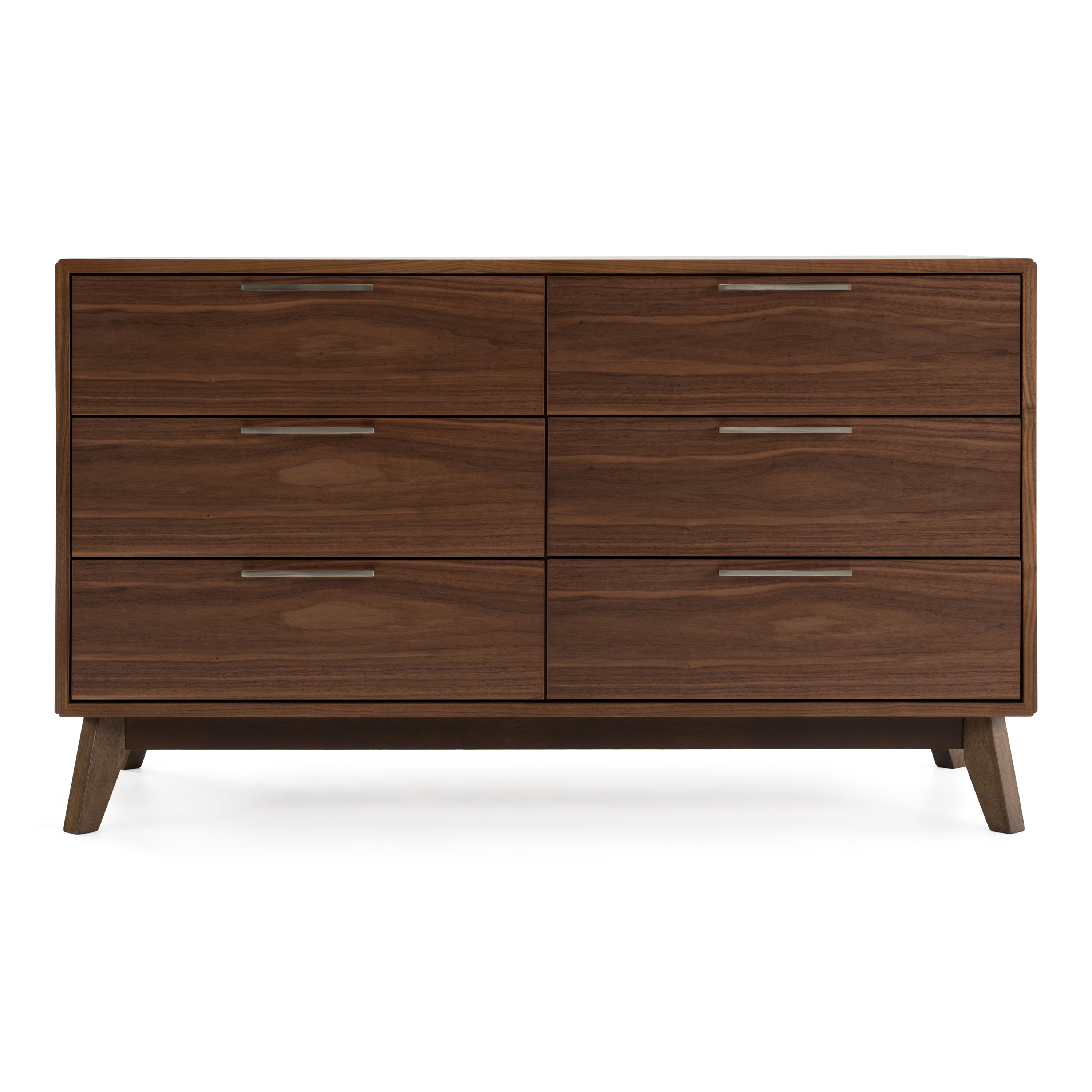 Soria Mid-Century Walnut Dresser - image 4