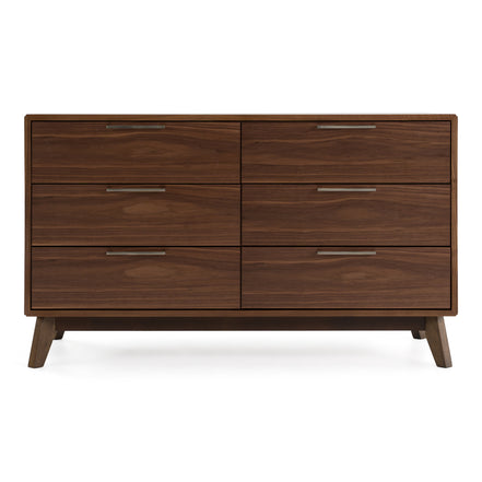 Soria Mid-Century Walnut Dresser - image 4