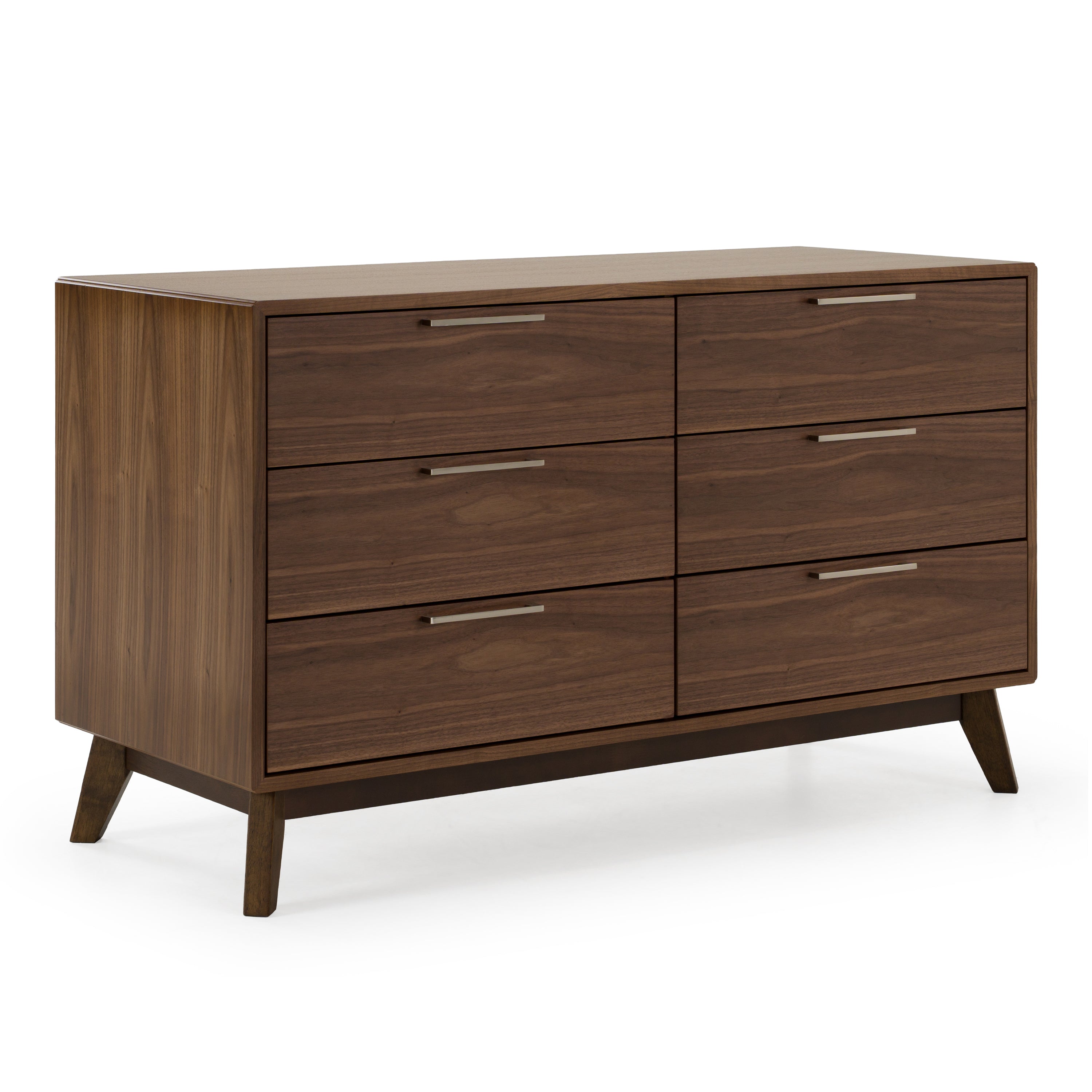 Soria Mid-Century Walnut Dresser - image 5